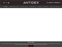 Tablet Screenshot of antidex.es